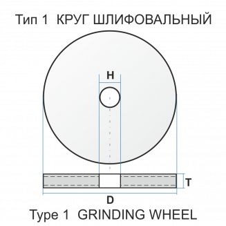 Круг абраз.армир.(с упр.эл.) на бак.св., 1 125 6 22 23 А 24 R BF 80 ex.